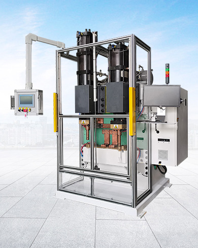 Large-Diameter Nut Dual-Head Spot Welding Machine